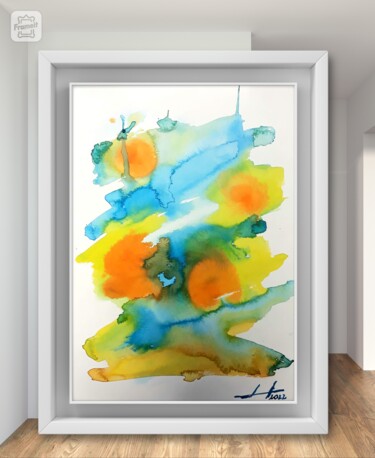 Pintura intitulada "Aguarela" por Sandra Guedes, Obras de arte originais, Aquarela