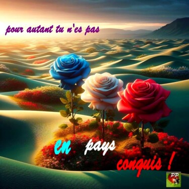 Digital Arts titled "EN PAYS CONQUIS" by Pierre Peytavin, Original Artwork, AI generated image