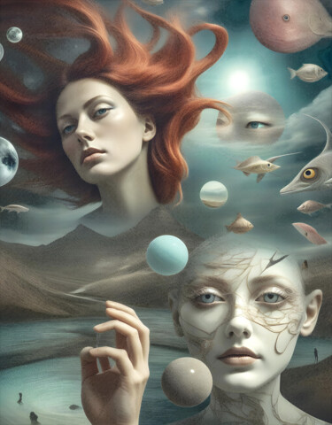 数字艺术 标题为“Dreamscape Chronicl…” 由Probebyar, 原创艺术品, AI生成的图像