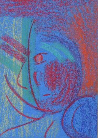 图画 标题为“Le regard 2” 由Marsin Mineart, 原创艺术品, 粉彩