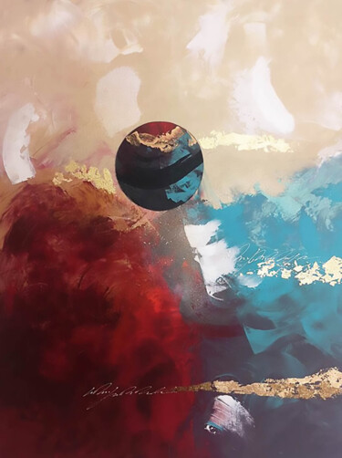 绘画 标题为“Paesaggio astrale II” 由Ivana Urso, 原创艺术品, 丙烯