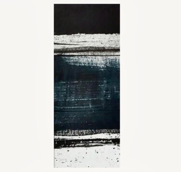 图画 标题为“Horizons _22” 由Maryam Shams, 原创艺术品, 墨 安装在木质担架架上
