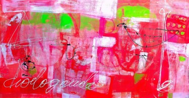 绘画 标题为“DIALOGANDO” 由Marcello Scarselli, 原创艺术品, 丙烯