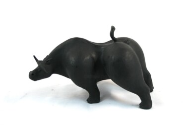雕塑 标题为“Charging bull 2” 由Roberto Barbuti, 原创艺术品, 兵马俑