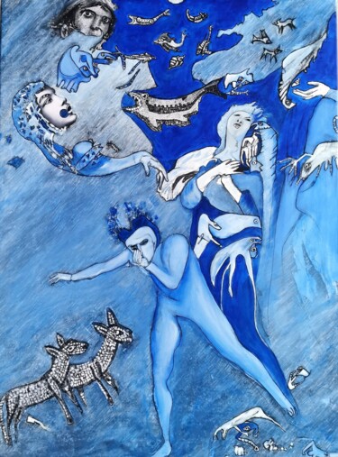 Peinture intitulée "24.01" par Laydev, Œuvre d'art originale, Acrylique