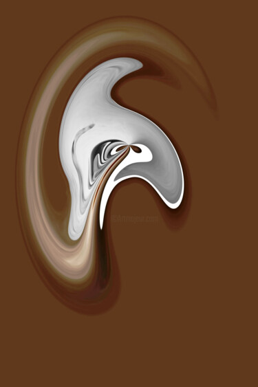 Digital Arts titled "Digital abstract No…" by Shahriar Aghakhani, Original Artwork, Digital Painting