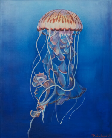 绘画 标题为“Jellyfish” 由Yuliya Bokuchava, 原创艺术品, 丙烯