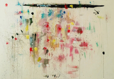 Malerei mit dem Titel "Spiration" von Olivia Appelius, Original-Kunstwerk, Acryl Auf Keilrahmen aus Holz montiert