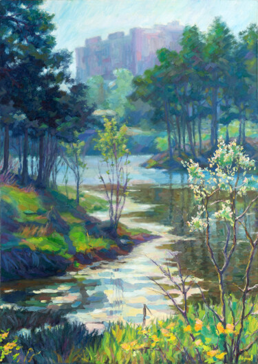 绘画 标题为“Morning” 由Oleg Abzalov, 原创艺术品, 油