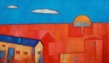 Pittura intitolato "Summer Etude 1" da Kestutis Jauniskis, Opera d'arte originale, Olio