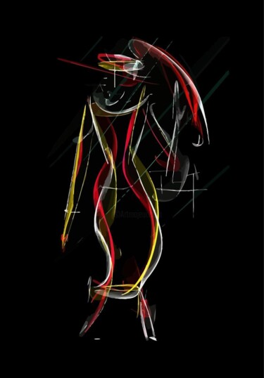数字艺术 标题为“Bild Nr. 3” 由Joachim Ganske, 原创艺术品, 数字油画