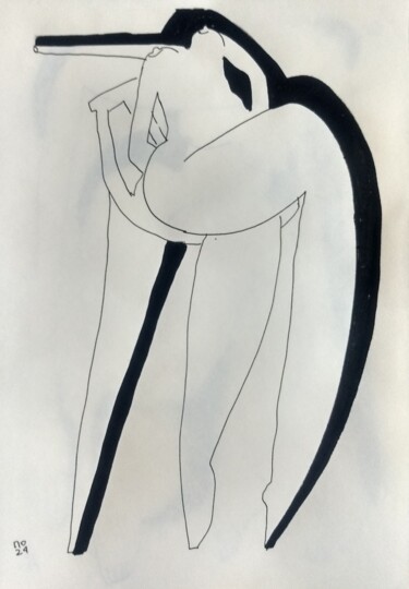 Drawing collection from nude session 图画 标题为“Drawing collection…” 由Pavlo Ponomarenko, 原创艺术品, 标记