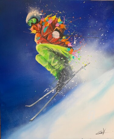 Peinture intitulée "Vol au vent" par Claire Morand, Œuvre d'art originale, Acrylique Monté sur Châssis en bois