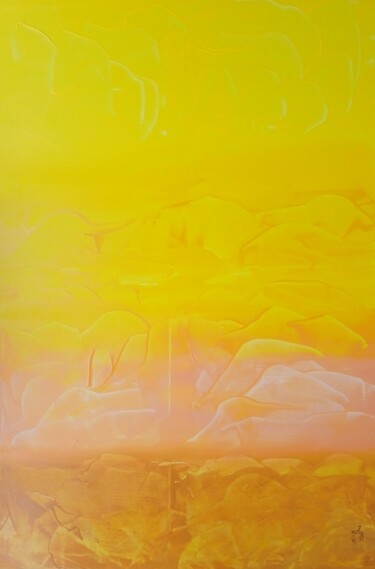 Peinture intitulée "UNE BELLE JOURNEE E…" par Pulsart, Œuvre d'art originale, Acrylique Monté sur Châssis en bois