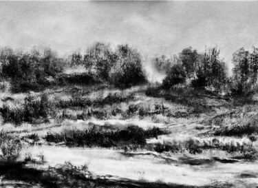 Peinture intitulée "24-02-05    pastel" par Marie-Claude Baldi, Œuvre d'art originale, Pastel Monté sur Carton