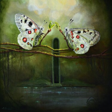 绘画 标题为“Eteryczność II” 由Klaudia Karasek, 原创艺术品, 丙烯