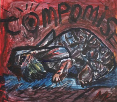 绘画 标题为“Compromise” 由Mikhey Chikov, 原创艺术品, 丙烯