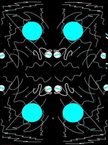 「Motion 21a4c2」というタイトルのデジタルアーツ Ken Lernerによって, オリジナルのアートワーク, 2Dデジタルワーク