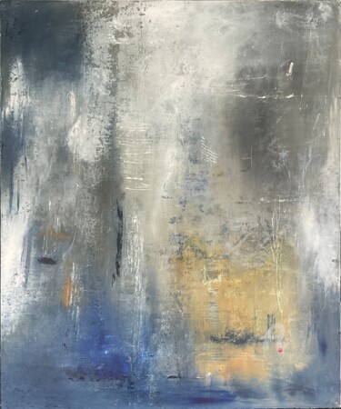 Brume d ocre Painting titled "Brume d ocre" by Christine Barth Mroz, Original Artwork, Acrylic Mounted on Wood Stretcher frame