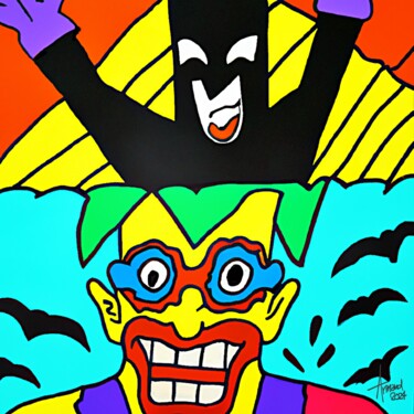 JOKER, THE THIRD Arts numériques intitulée "JOKER, THE THIRD" par Harmannus Sijbring, Œuvre d'art originale, Travail numérique 2D