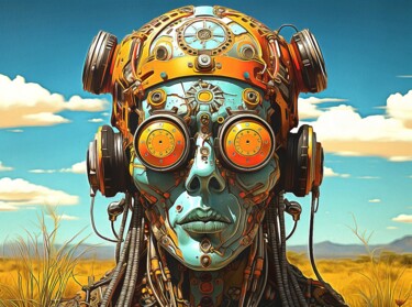 Painting titled "Future 8" by Adam Laabs, Original Artwork, Oil