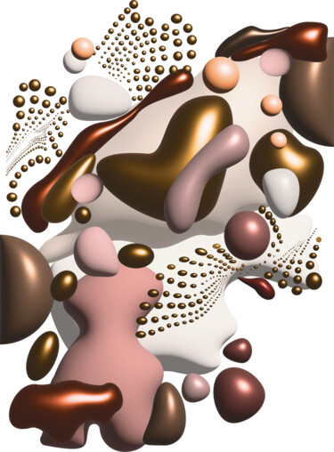 Digital Arts titled "Aries 24" by Ilona Matushkova, Original Artwork, 3D Modeling