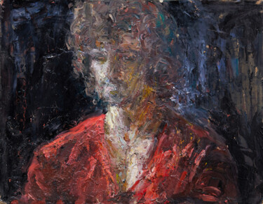 绘画 标题为“Man in Red” 由Zakhar Shevchuk, 原创艺术品, 油