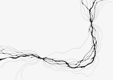 Dessin intitulée "Come and Go" par Nadine Hilmar, Œuvre d'art originale, Marqueur