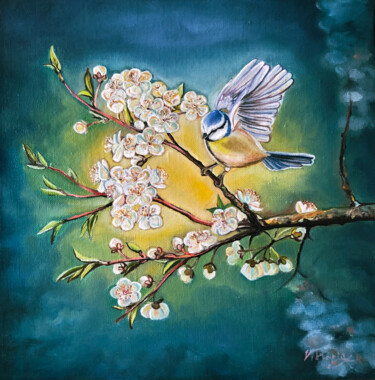 Spring trills Pittura intitolato "Spring trills" da Viktoryia Lautsevich, Opera d'arte originale, Olio