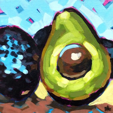 绘画 标题为“Avocat” 由Gurvan Beubry, 原创艺术品, 丙烯