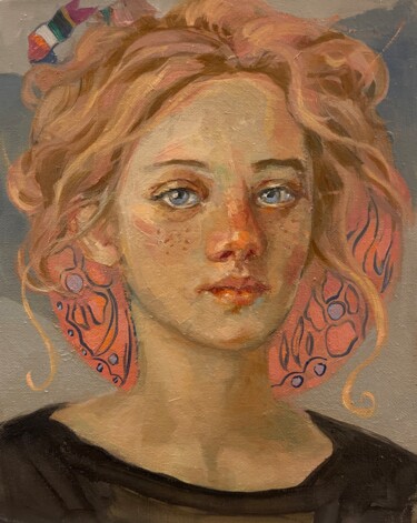 제목이 "The allegory of pea…"인 미술작품 Lorena Iavorschi로, 원작, 기름