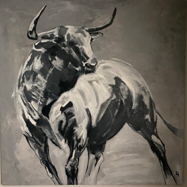 绘画 标题为“El TORO” 由Jerome Garcia, 原创艺术品, 丙烯