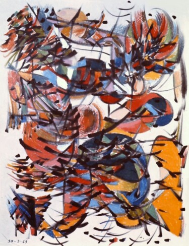 C-542 Dessin intitulée "C-542" par Jean-Thomas Bédard, Œuvre d'art originale, Pastel