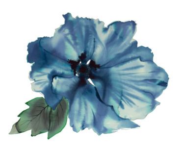 Anemone No. 6 绘画 标题为“Anemone No. 6” 由Elizabeth Becker, 原创艺术品, 水彩