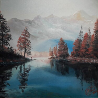 Peinture intitulée "Silence "Тишина"" par Aleksandr Gritsenko, Œuvre d'art originale, Huile