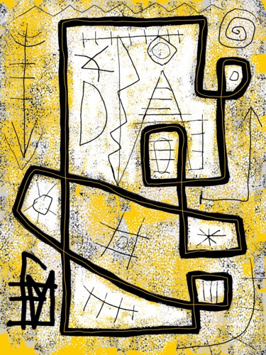 数字艺术 标题为“Aztèque” 由Franck Vidal, 原创艺术品, 数字油画
