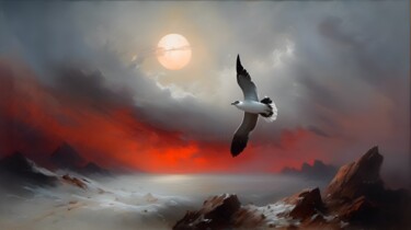 Digital Arts titled "En Plein Vol" by Didier Pistol, Original Artwork, AI generated image