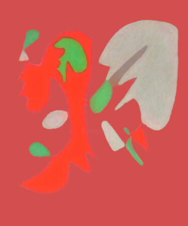 Arts numériques intitulée "Équilibre Fragmenté" par Yahya Ahssaini, Œuvre d'art originale, Peinture numérique