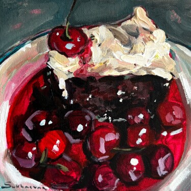 Ζωγραφική με τίτλο "Still Life with Cho…" από Victoria Sukhasyan, Αυθεντικά έργα τέχνης, Ακρυλικό