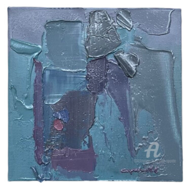绘画 标题为“ASH BLUE” 由Juan Aponte, 原创艺术品, 油