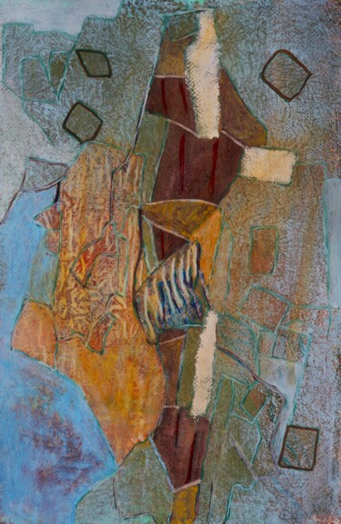 Painting titled "Aîtres" by Philippe Casaubon, Original Artwork, Oil