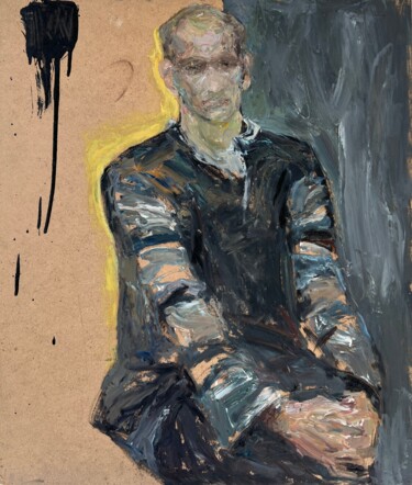 Portrait of Ilya 绘画 标题为“Portrait of Ilya” 由Zakhar Shevchuk, 原创艺术品, 油