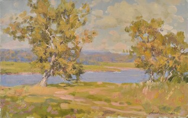 "Nature" başlıklı Tablo Boris Litovchenko tarafından, Orijinal sanat, Petrol