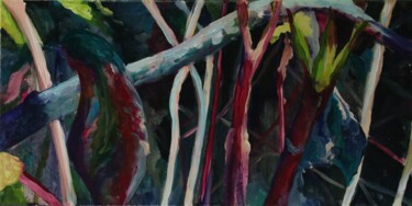 Peinture intitulée "Ohne Titel" par Christa Riemann, Œuvre d'art originale, Huile Monté sur Châssis en bois