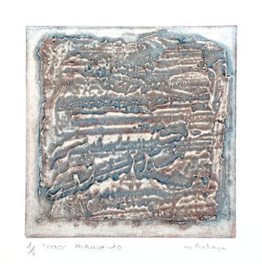 印花与版画 标题为“trace 10 m” 由Mine Palayer, 原创艺术品, 雕刻
