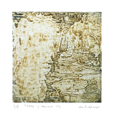 印花与版画 标题为“trace 13 j” 由Mine Palayer, 原创艺术品, 雕刻