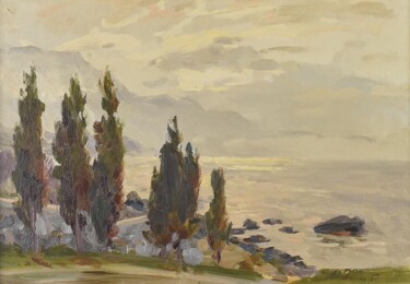 Summer day Pittura intitolato "Summer day" da Boris Litovchenko, Opera d'arte originale, Olio
