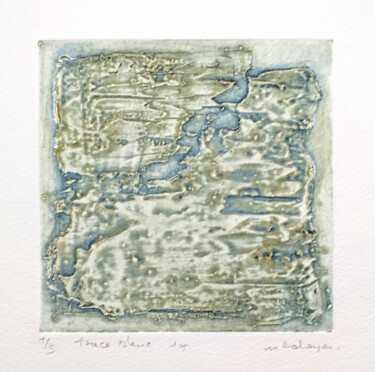 印花与版画 标题为“Trace 15 b” 由Mine Palayer, 原创艺术品, 雕刻