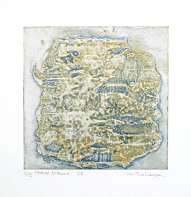 印花与版画 标题为“Trace 28 b” 由Mine Palayer, 原创艺术品, 雕刻