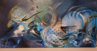 Peinture intitulée "Où ?" par Virginie Gauthier, Œuvre d'art originale, Acrylique